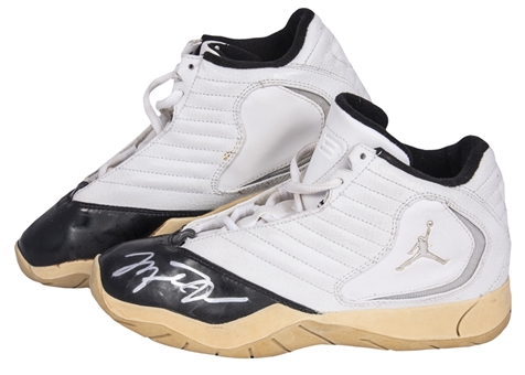 Michael Jordan Signed Air Jordan Sneakers (UDA, JSA LOA)
